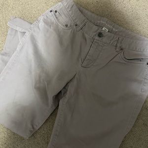 Light gray pants